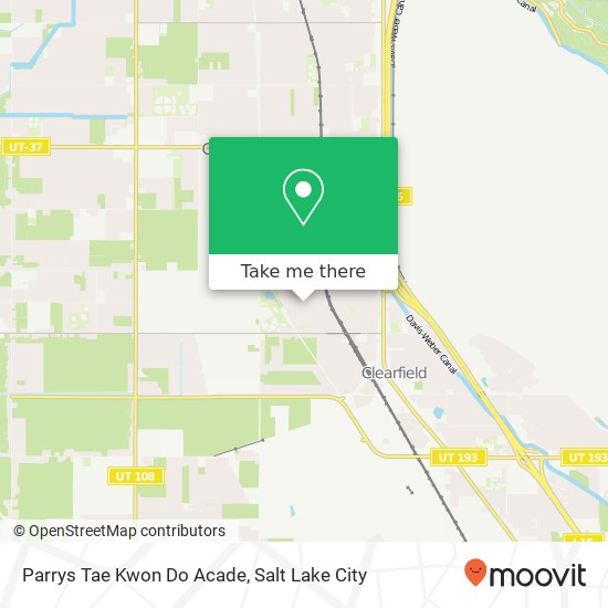 Parrys Tae Kwon Do Acade map