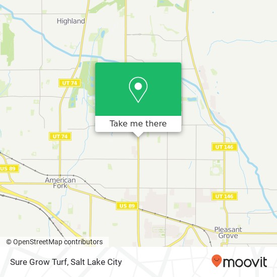 Sure Grow Turf map