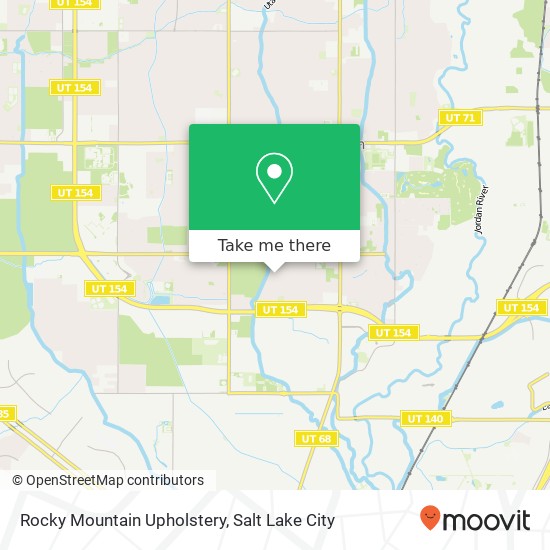 Rocky Mountain Upholstery map