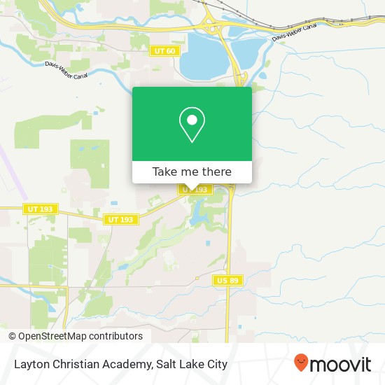 Mapa de Layton Christian Academy