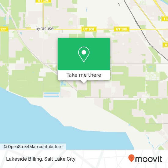 Lakeside Billing map