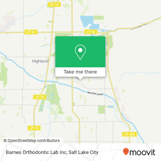 Barnes Orthodontic Lab Inc map