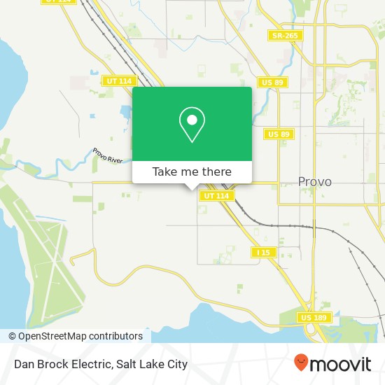 Dan Brock Electric map