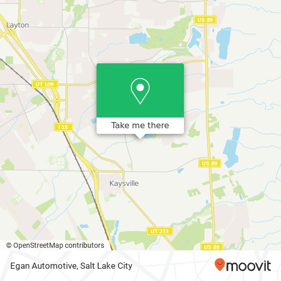 Mapa de Egan Automotive