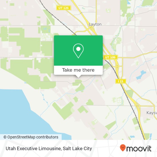 Utah Executive Limousine map