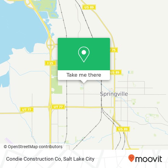 Condie Construction Co map