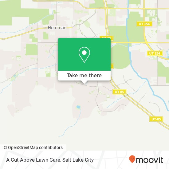 A Cut Above Lawn Care map