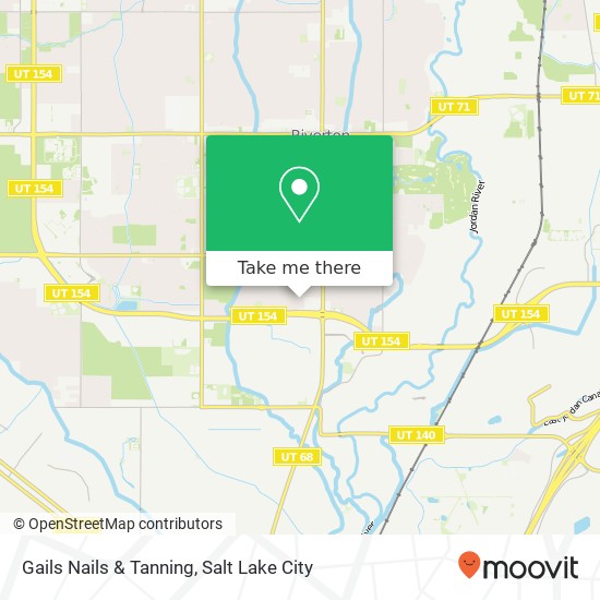 Gails Nails & Tanning map