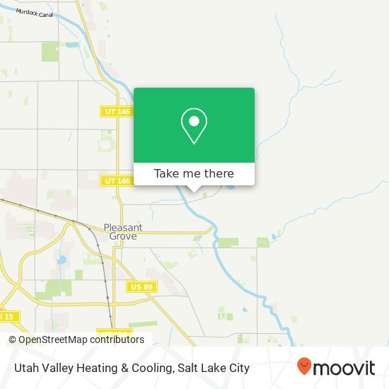 Utah Valley Heating & Cooling map