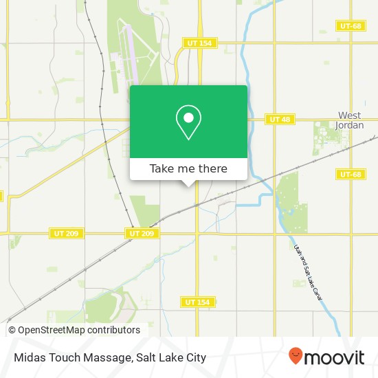 Midas Touch Massage map