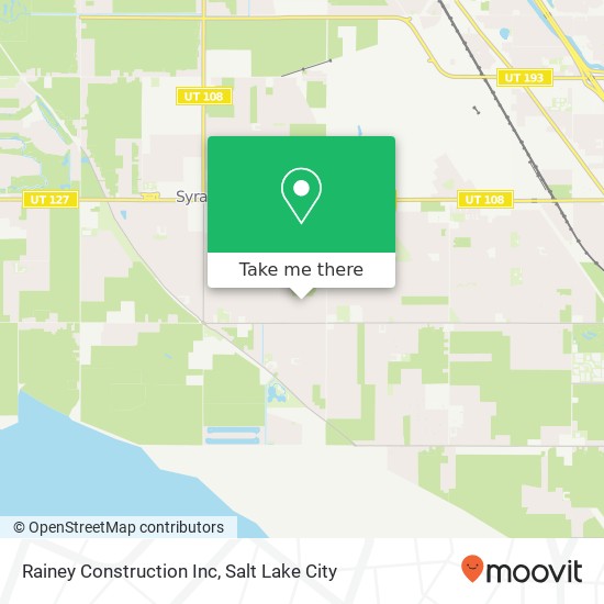 Mapa de Rainey Construction Inc