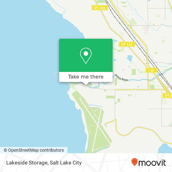Lakeside Storage map