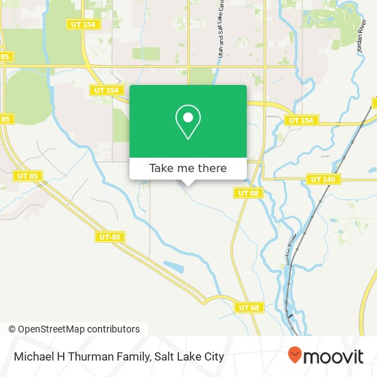 Michael H Thurman Family map