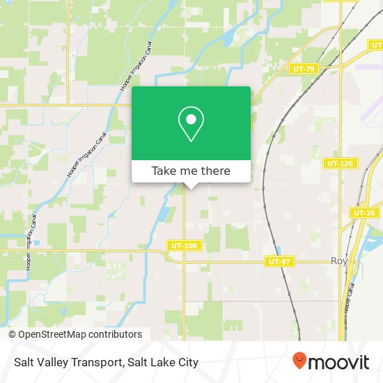 Salt Valley Transport map