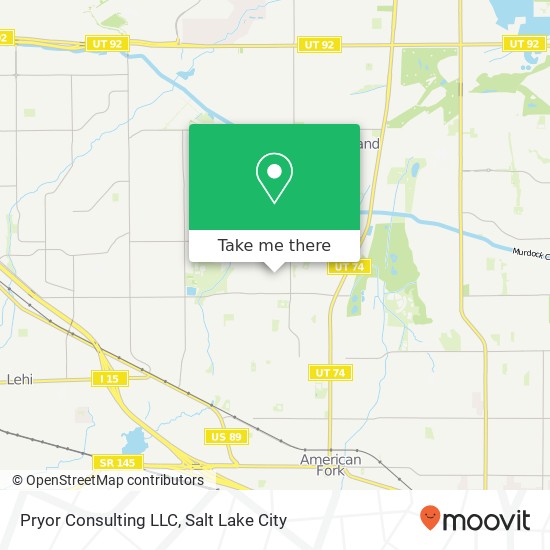 Pryor Consulting LLC map