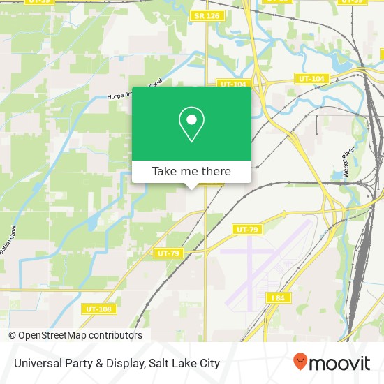 Mapa de Universal Party & Display