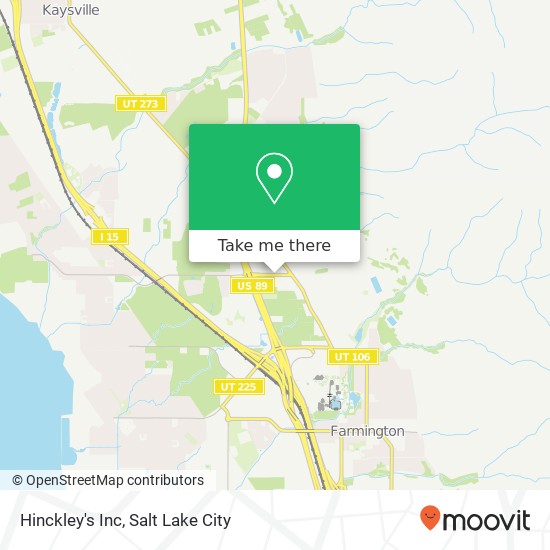 Hinckley's Inc map