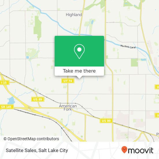 Satellite Sales map