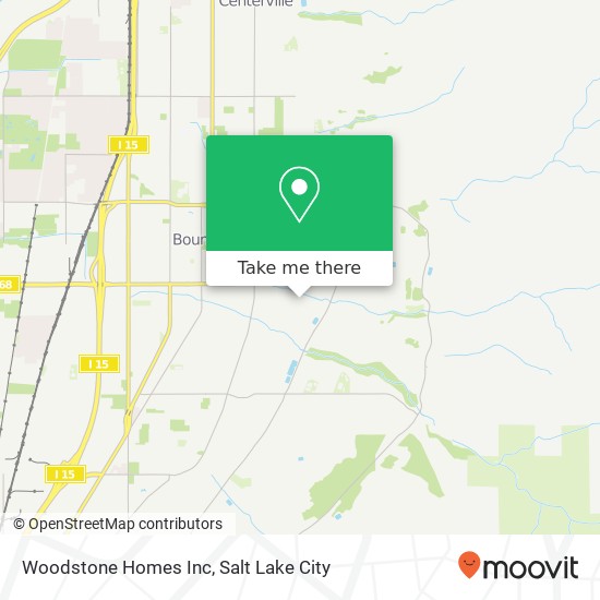 Woodstone Homes Inc map