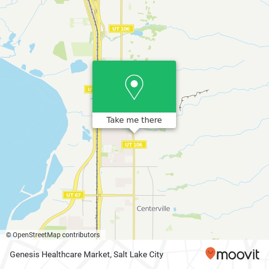 Mapa de Genesis Healthcare Market