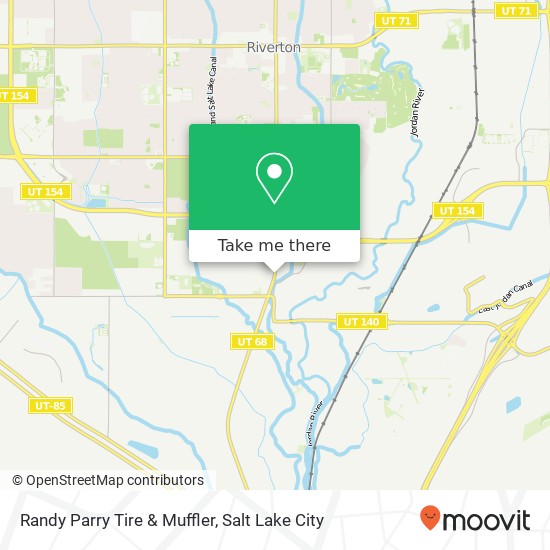 Randy Parry Tire & Muffler map