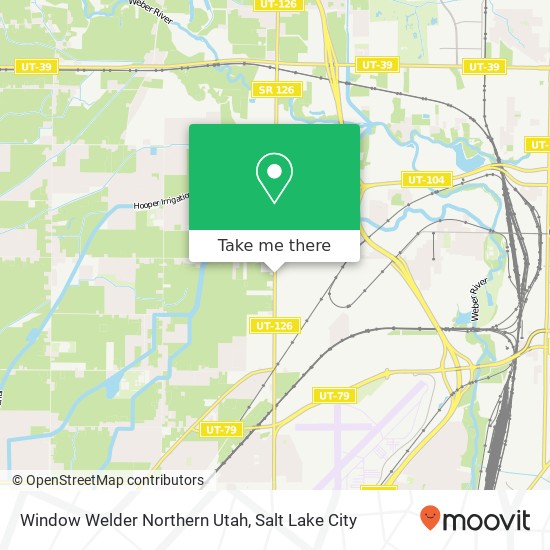 Mapa de Window Welder Northern Utah