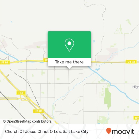 Mapa de Church Of Jesus Christ O Lds