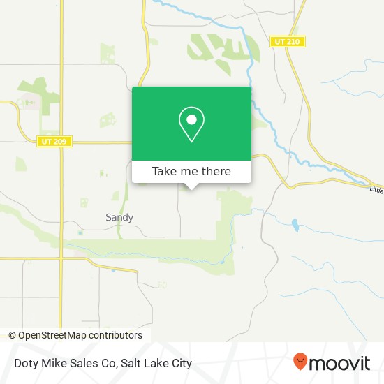 Doty Mike Sales Co map