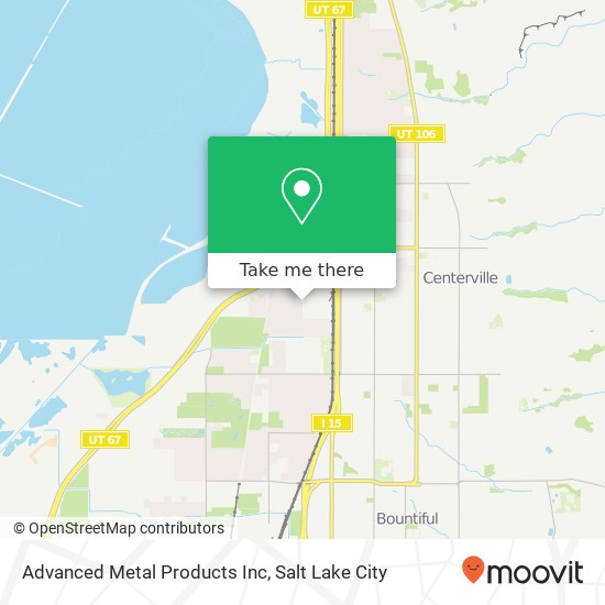 Mapa de Advanced Metal Products Inc