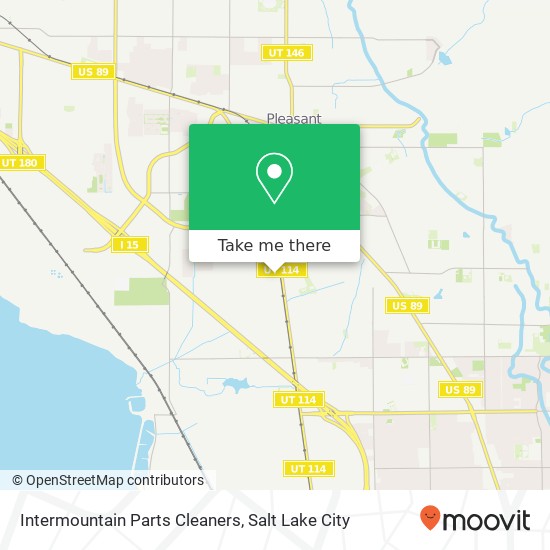 Intermountain Parts Cleaners map