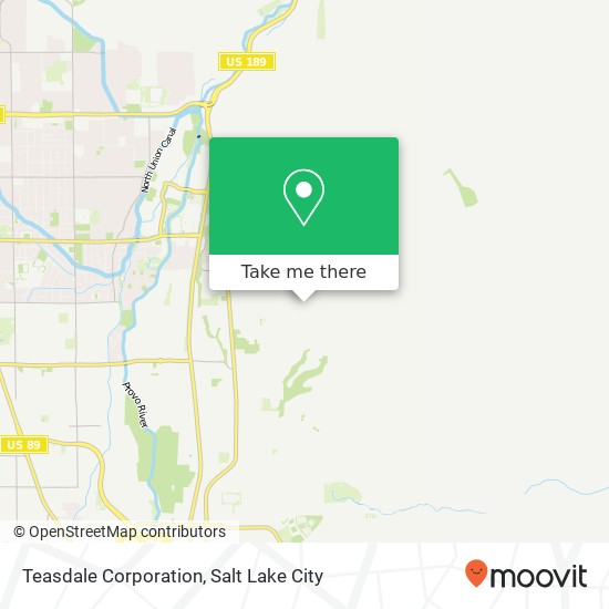 Teasdale Corporation map