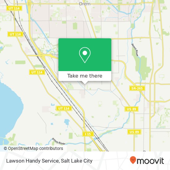 Mapa de Lawson Handy Service