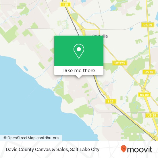 Davis County Canvas & Sales map