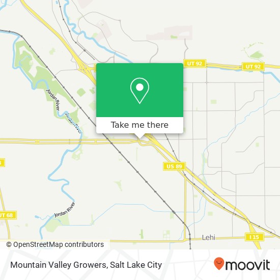 Mountain Valley Growers map