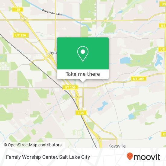 Mapa de Family Worship Center