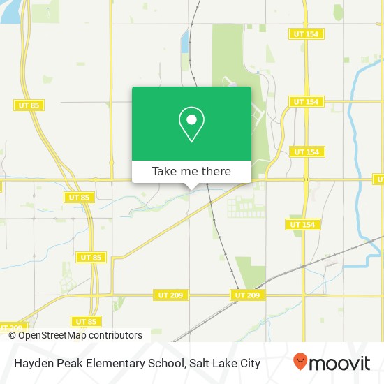 Mapa de Hayden Peak Elementary School