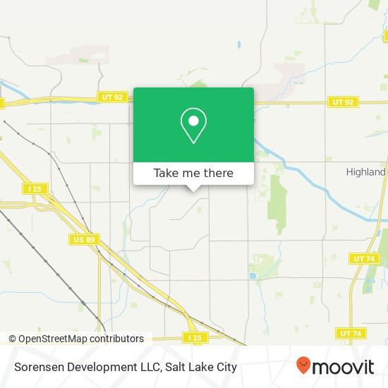 Mapa de Sorensen Development LLC