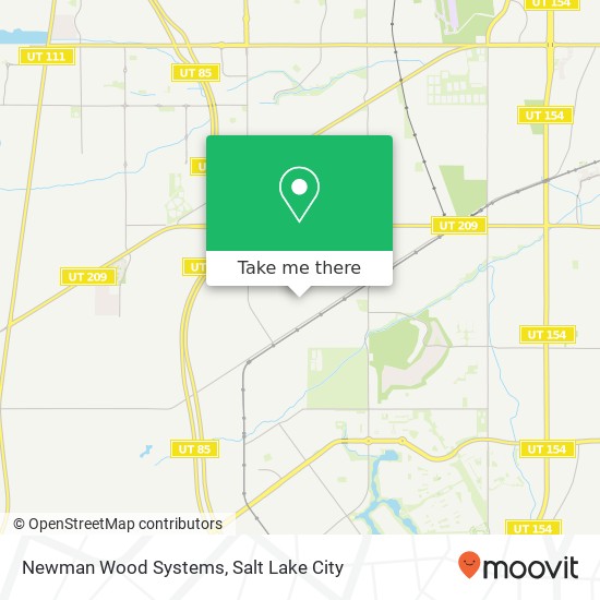 Newman Wood Systems map