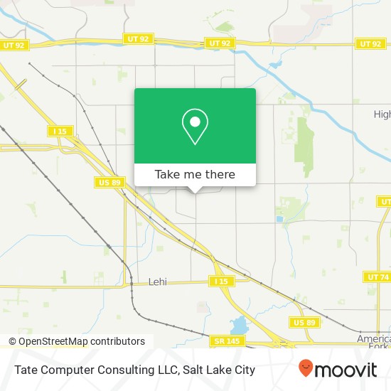 Tate Computer Consulting LLC map