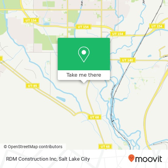 RDM Construction Inc map