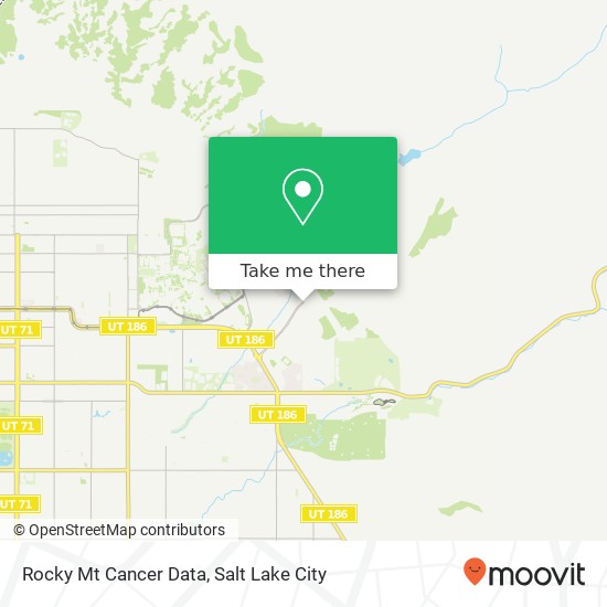 Mapa de Rocky Mt Cancer Data