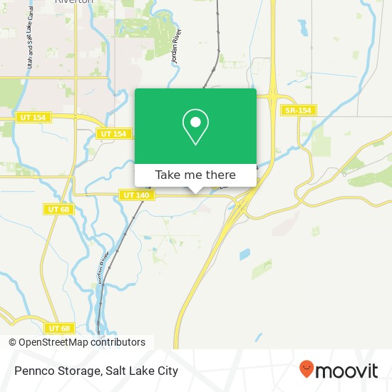 Pennco Storage map