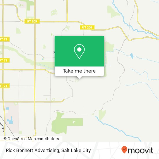 Rick Bennett Advertising map