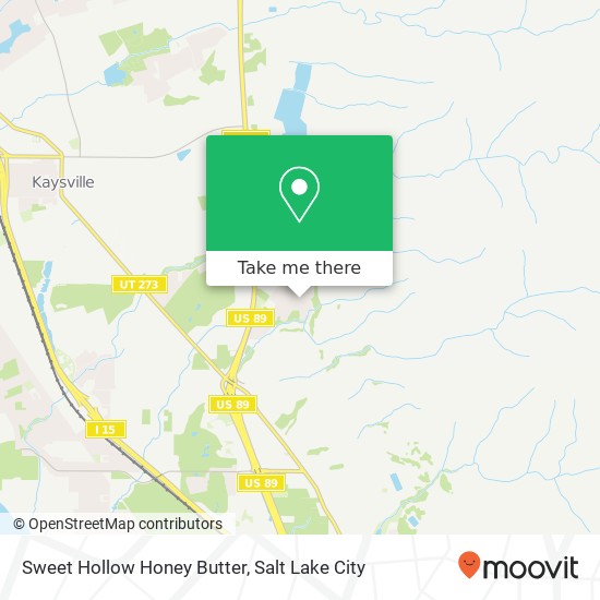 Sweet Hollow Honey Butter map