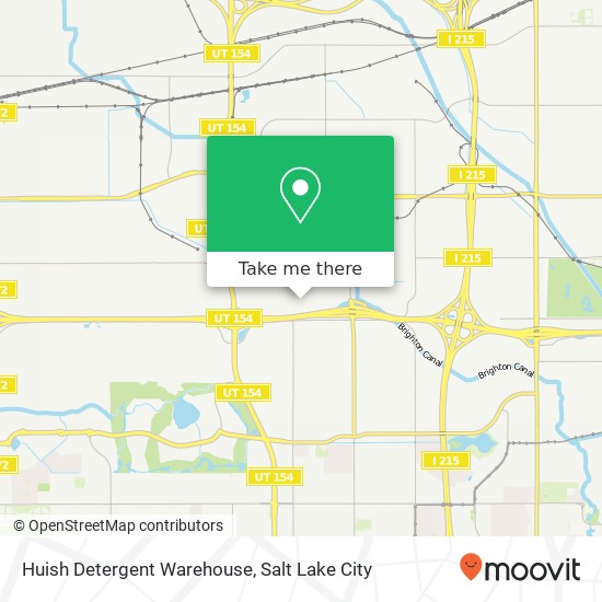 Huish Detergent Warehouse map