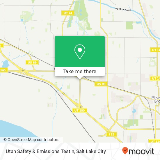 Utah Safety & Emissions Testin map