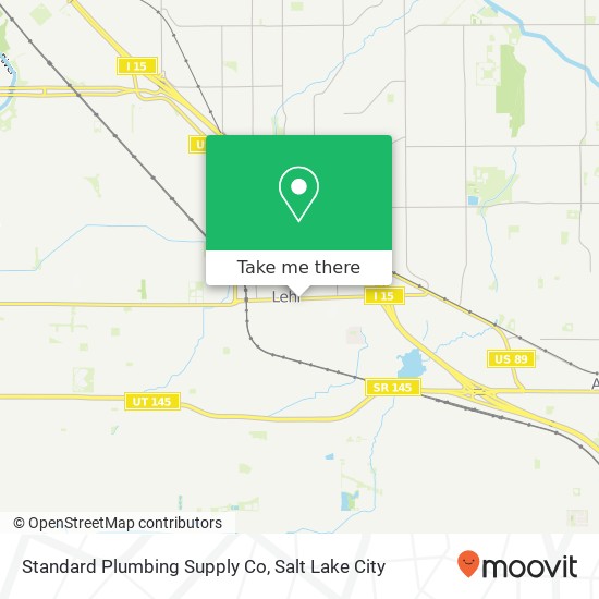 Mapa de Standard Plumbing Supply Co