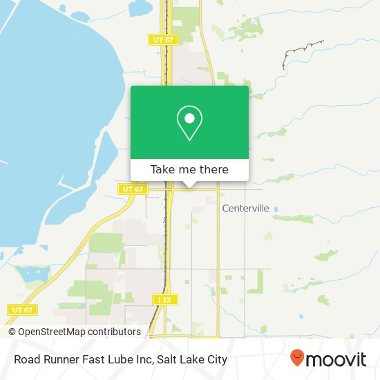 Road Runner Fast Lube Inc map