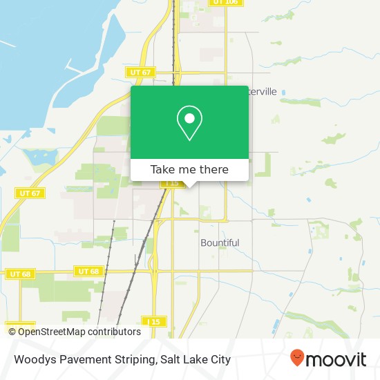 Mapa de Woodys Pavement Striping