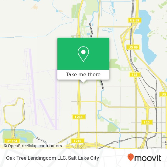 Mapa de Oak Tree Lendingcom LLC